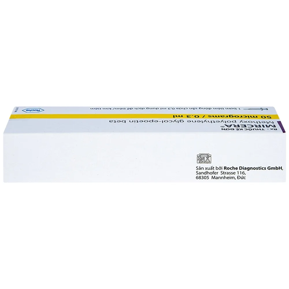 Hình ảnh Dung dịch tiêm Mireca 50mcg/0.3ml Roche điều trị bệnh thiếu máu (1 cây)