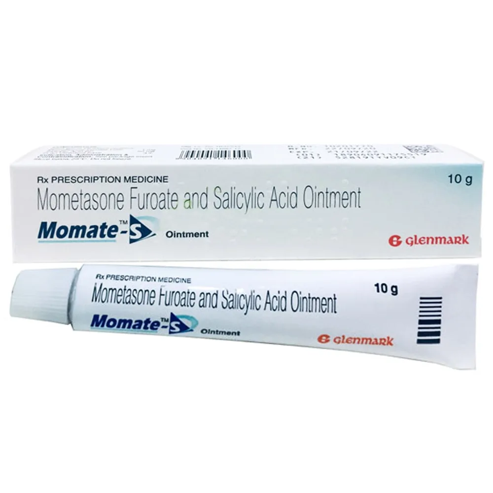 Hình ảnh Thuốc mỡ bôi da Momate-S Glenmark điều trị bệnh vẩy nến (10g)