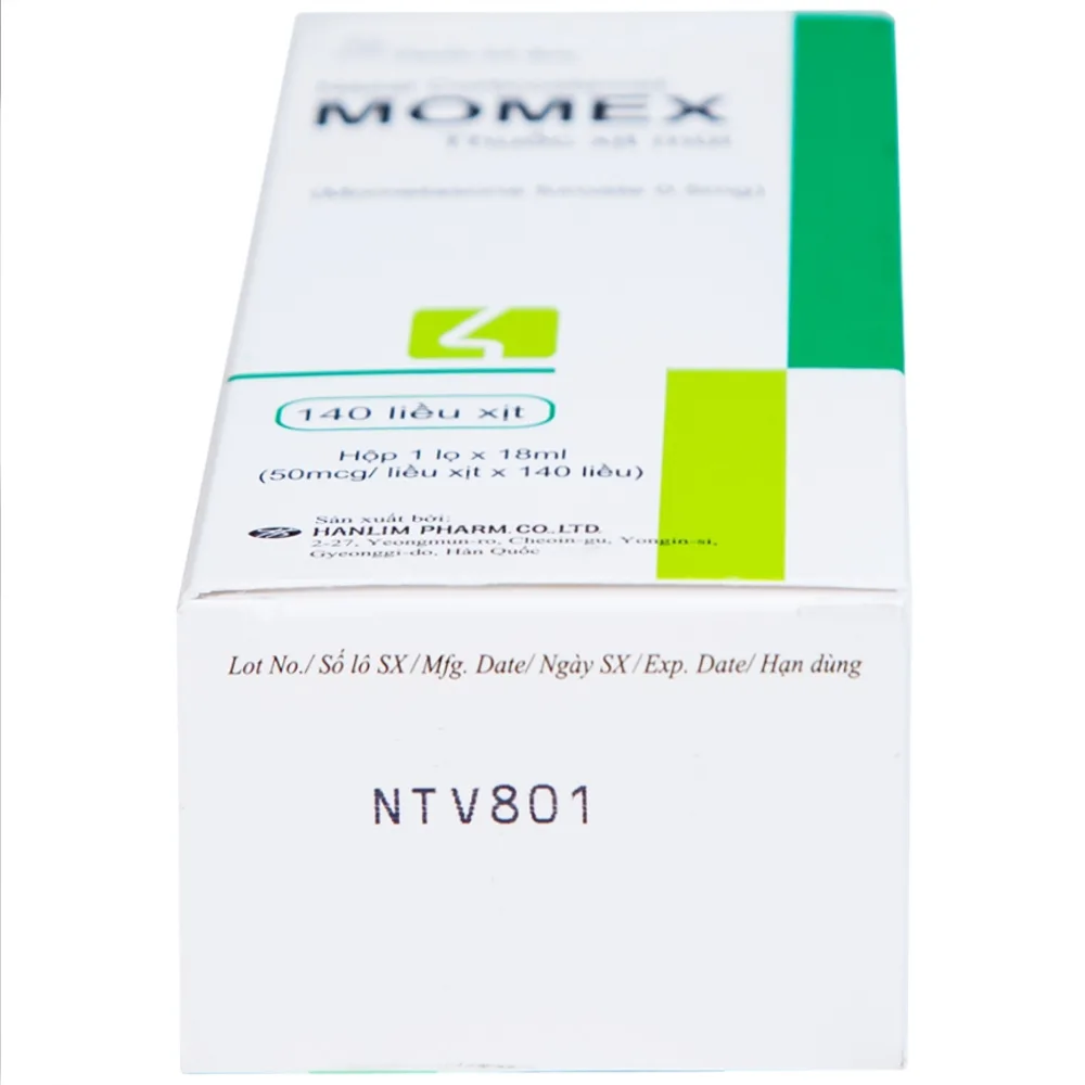 Hình ảnh Hỗn dịch xịt mũi Momex Nasal Spray Hanlim điều trị viêm mũi theo mùa (18ml)