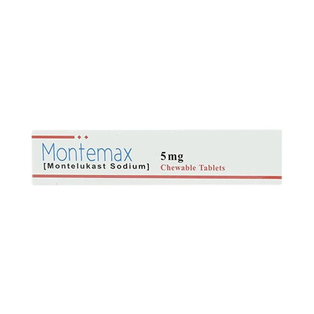 Hình ảnh Viên nhai Montemax 5mg Atco điều trị hen suyễn mãn tính (1 vỉ x 14 viên)
