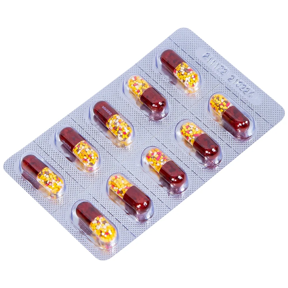 Hình ảnh Viên nang cứng Moriamin Forte Roussel hỗ trợ duy trì và phục hồi sức khỏe (10 vỉ x 10 viên)