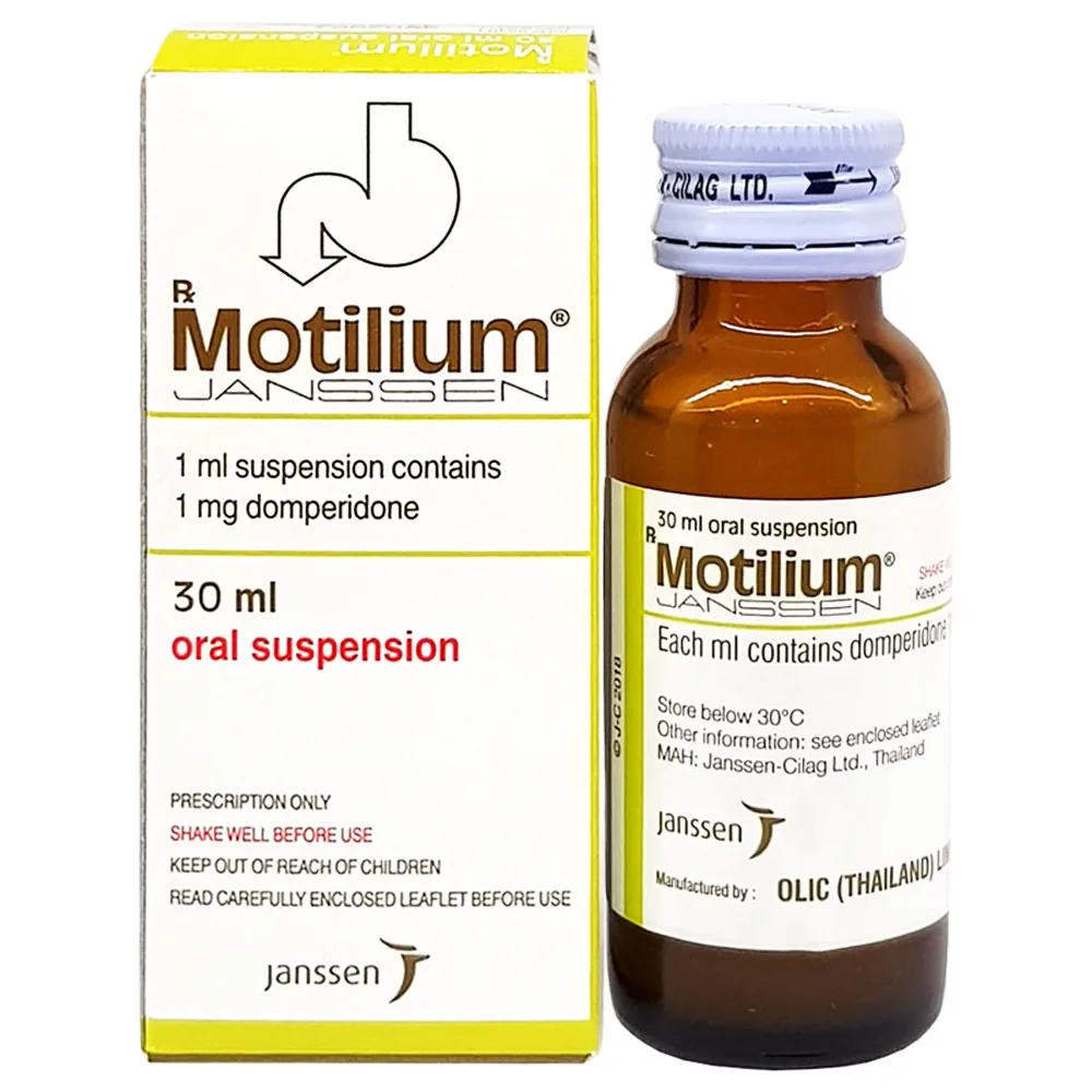 Hình ảnh Hỗn dịch uống Motilium Janssen điều trị triệu chứng nôn và buồn nôn (30ml)