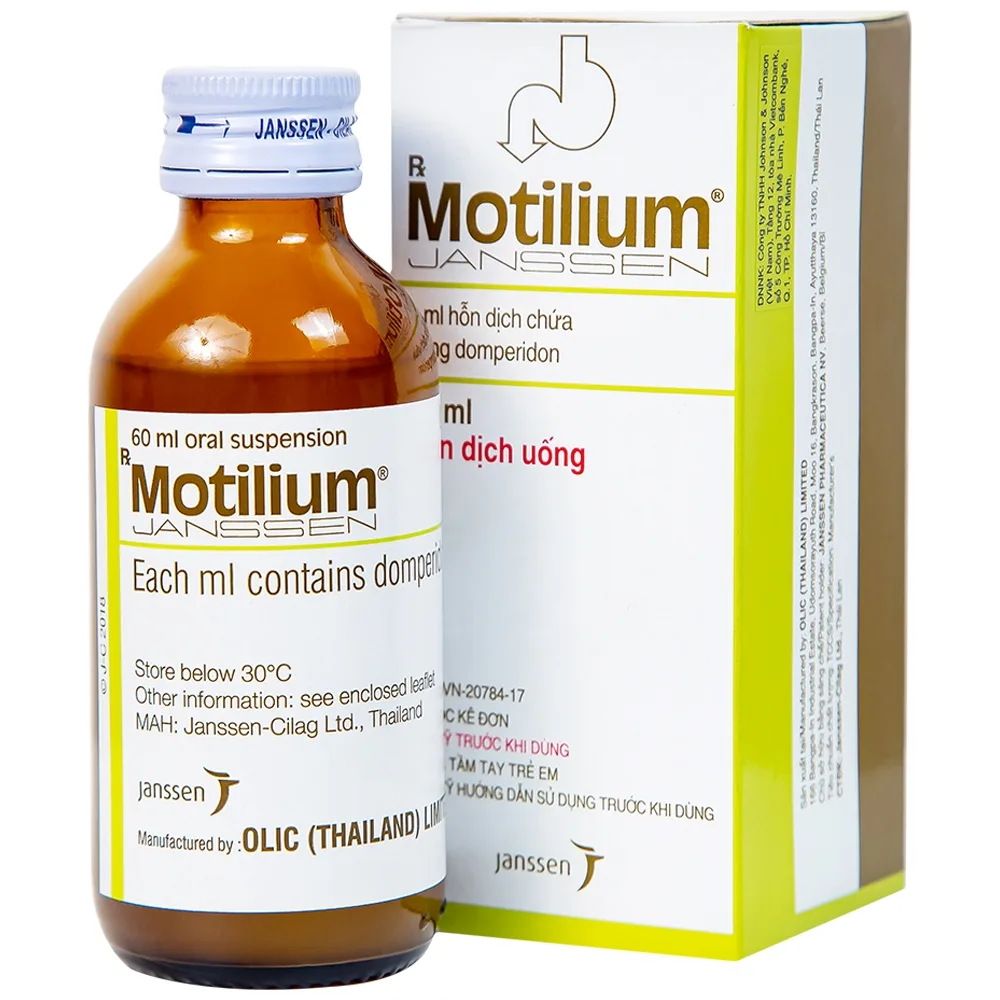 Hình ảnh Hỗn dịch uống Motilium Janssen điều trị triệu chứng nôn và buồn nôn (60ml)