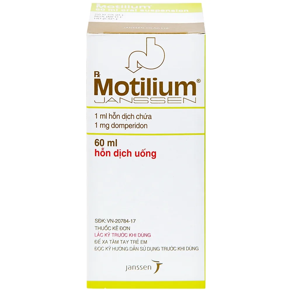 Hình ảnh Hỗn dịch uống Motilium Janssen điều trị triệu chứng nôn và buồn nôn (60ml)