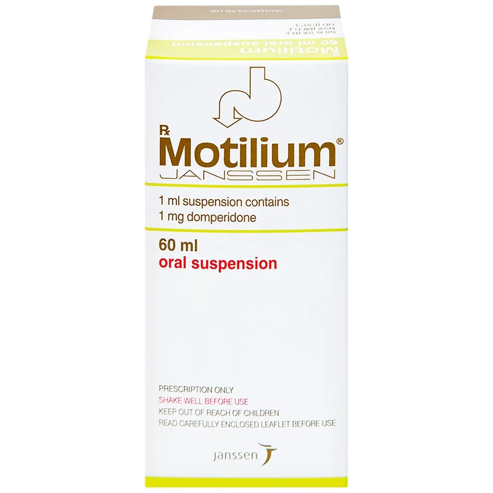 Hình ảnh Hỗn dịch uống Motilium Janssen điều trị triệu chứng nôn và buồn nôn (60ml)