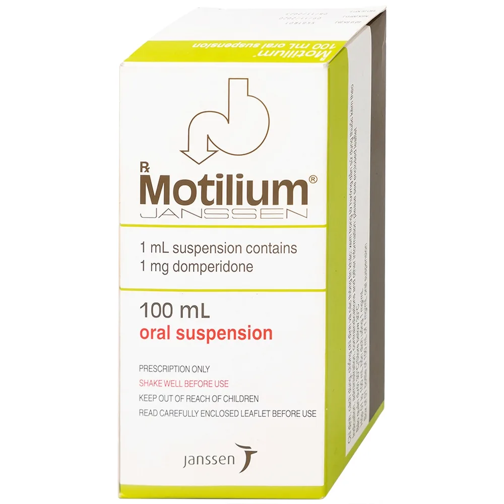 Hình ảnh Hỗn dịch uống Motilium Janssen điều trị triệu chứng nôn và buồn nôn (100ml)