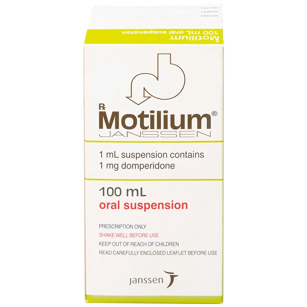Hình ảnh Hỗn dịch uống Motilium Janssen điều trị triệu chứng nôn và buồn nôn (100ml)