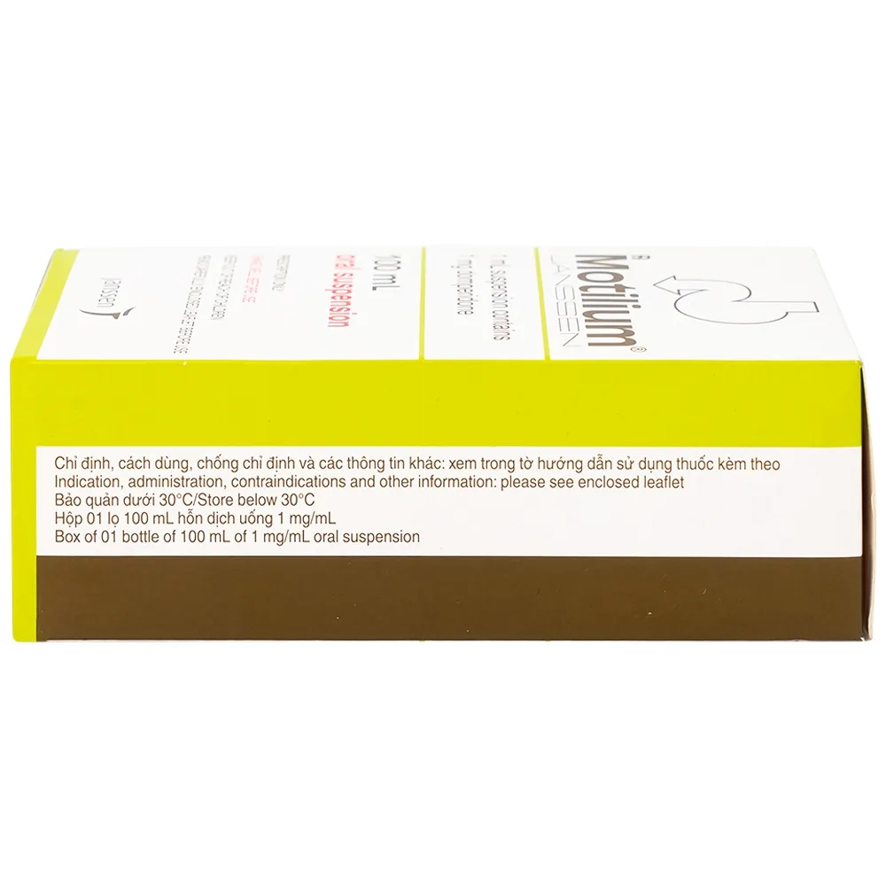 Hình ảnh Hỗn dịch uống Motilium Janssen điều trị triệu chứng nôn và buồn nôn (100ml)