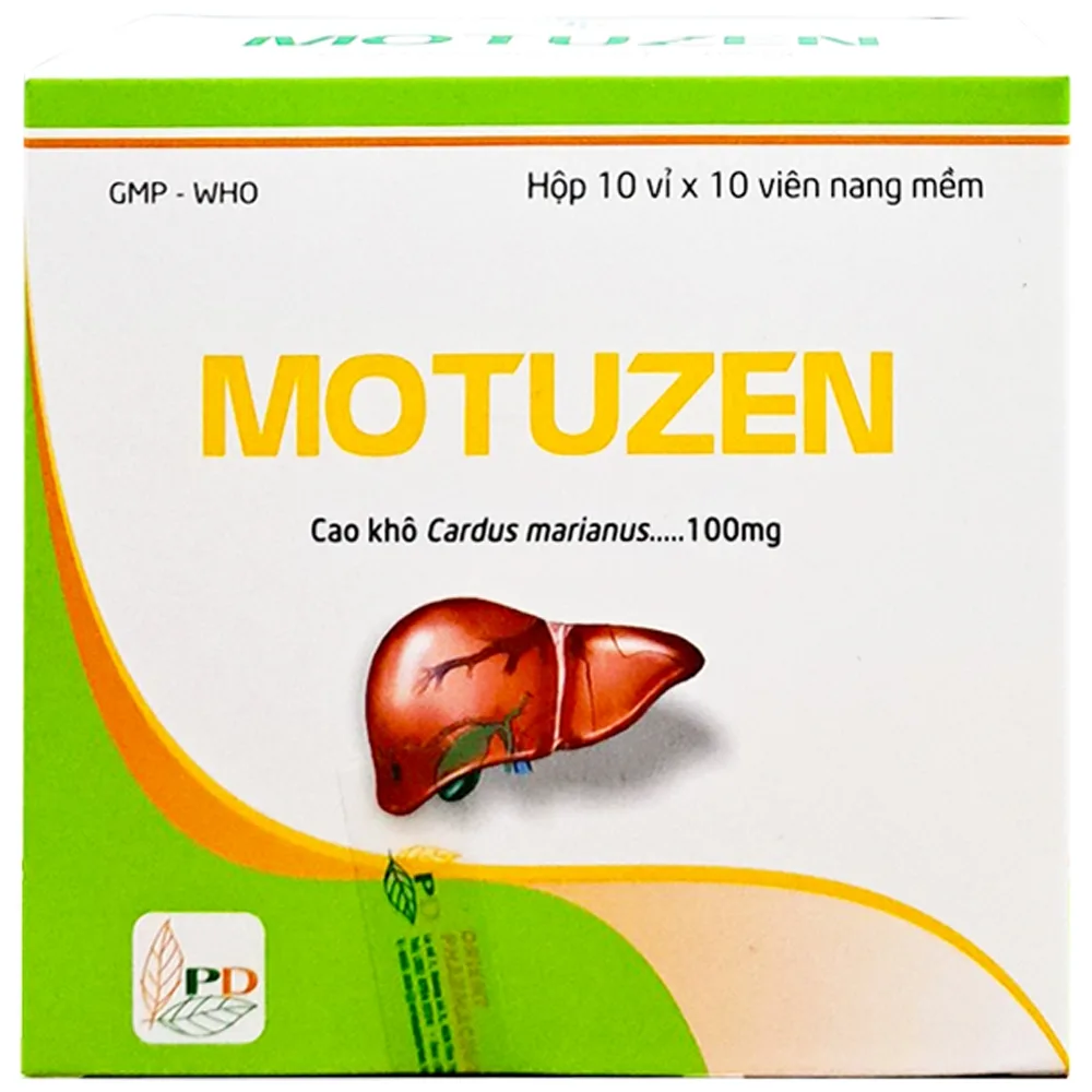 Hình ảnh Thuốc Motuzen Phương Đông điều trị hỗ trợ tổn thương gan (10 vỉ x 10 viên)