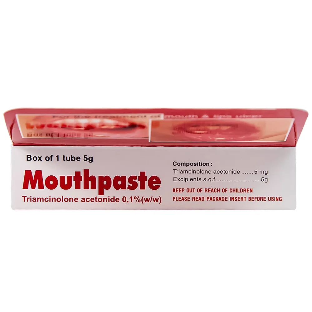 Hình ảnh Gel bôi niêm mạc miệng Mouthpaste Medipharco giảm viêm, tổn thương (5g)