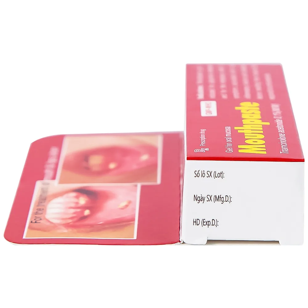 Hình ảnh Gel bôi niêm mạc miệng Mouthpaste Medipharco giảm viêm, tổn thương (5g)