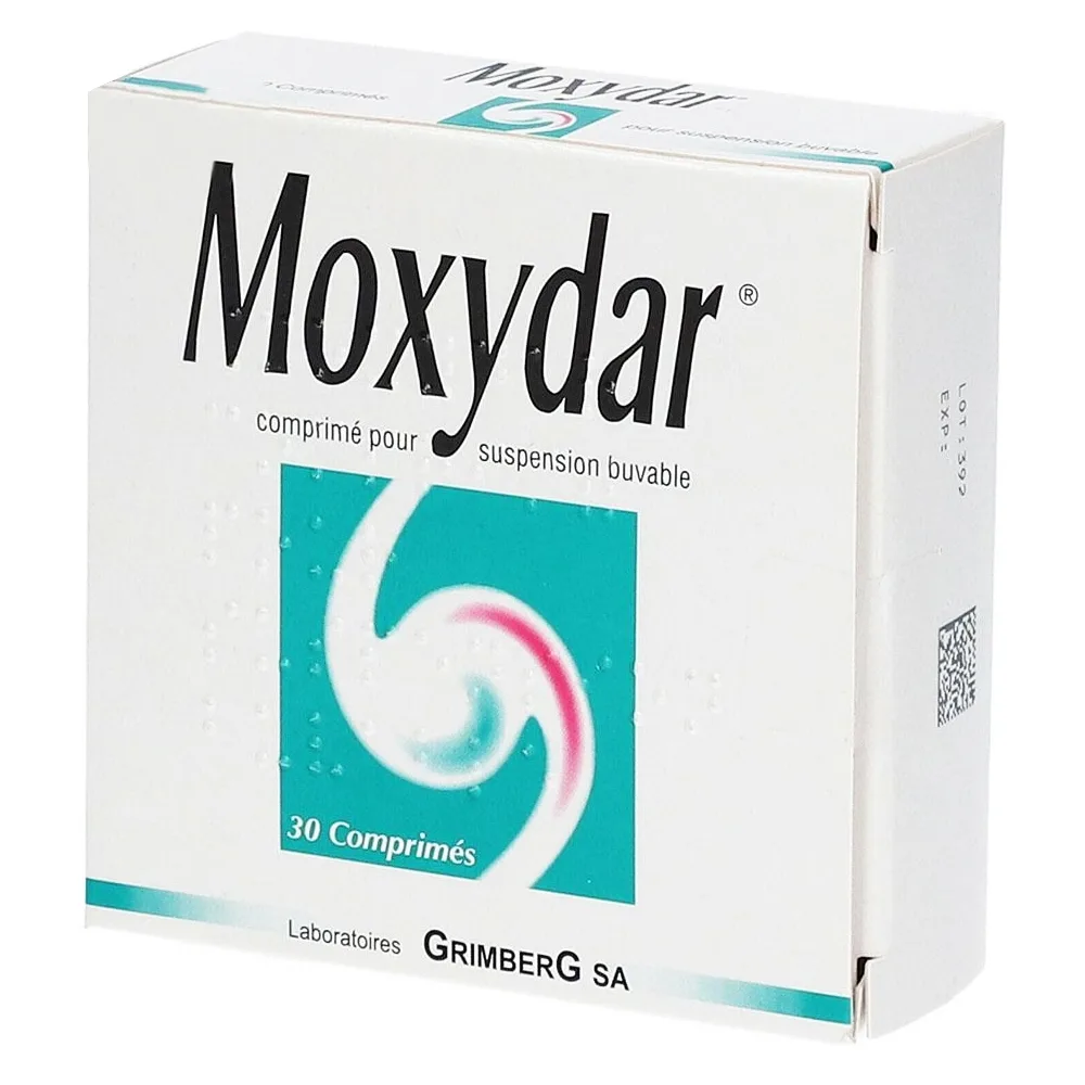 Hình ảnh Thuốc Moxydar 1500mg Grimberg điều trị đau thực quản, dạ dày (5 vỉ x 6 viên)