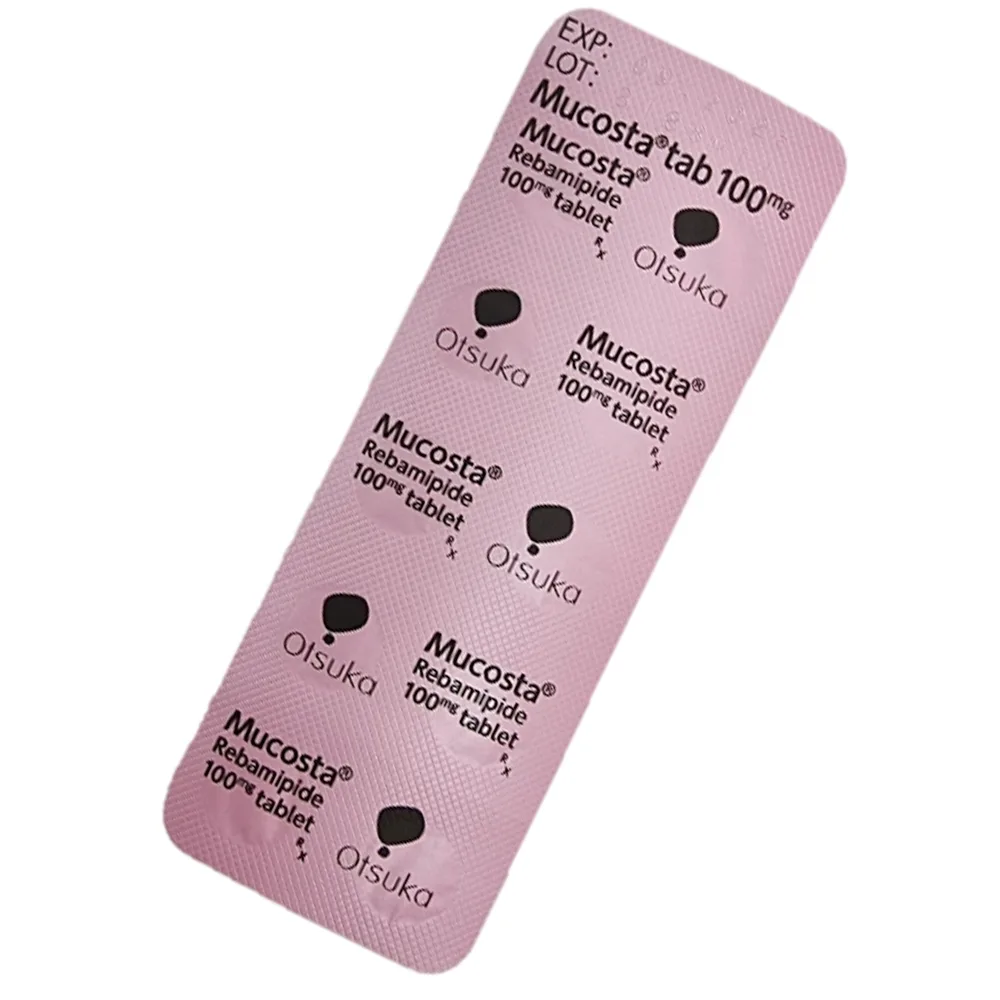Hình ảnh Viên nén Mucosta tablets 100mg Otsuka điều trị loét dạ dày (10 vỉ x 10 viên)