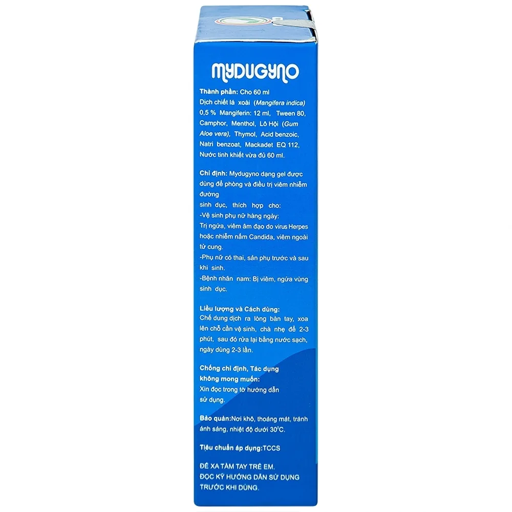 Hình ảnh Gel vệ sinh phụ nữ Mydugyno Nature kháng khuẩn, kháng nấm, kháng virus (120ml) 