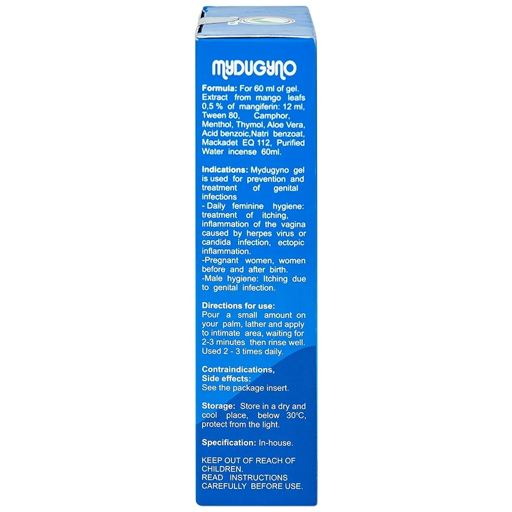 Hình ảnh Gel vệ sinh phụ nữ Mydugyno Nature kháng khuẩn, kháng nấm, kháng virus (120ml) 