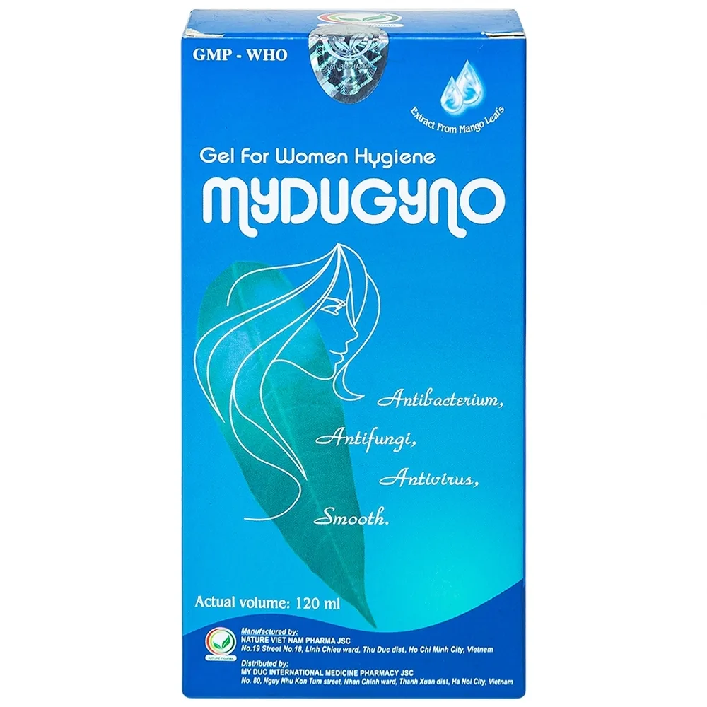 Hình ảnh Gel vệ sinh phụ nữ Mydugyno Nature kháng khuẩn, kháng nấm, kháng virus (120ml) 