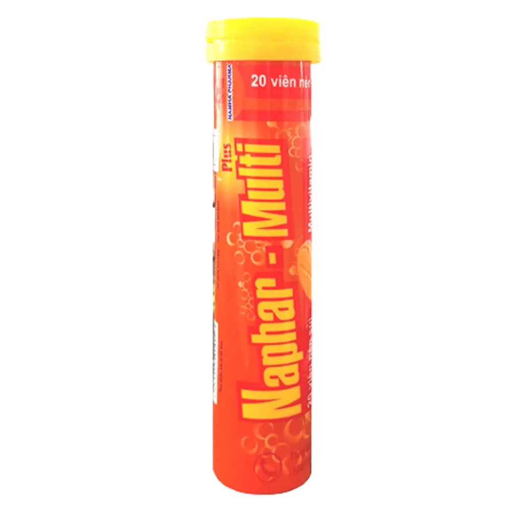 Hình ảnh Viên sủi Naphar-Multi Plus Nam Hà bổ sung vitamin, tăng đề kháng (20 viên)