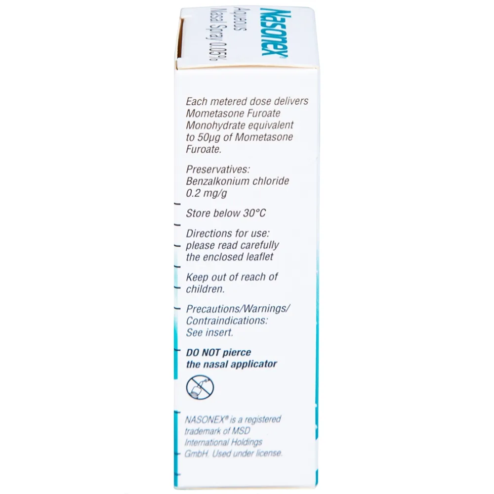 Hình ảnh Thuốc xịt mũi Nasonex Bayer điều trị viêm mũi dị ứng (60 liều)