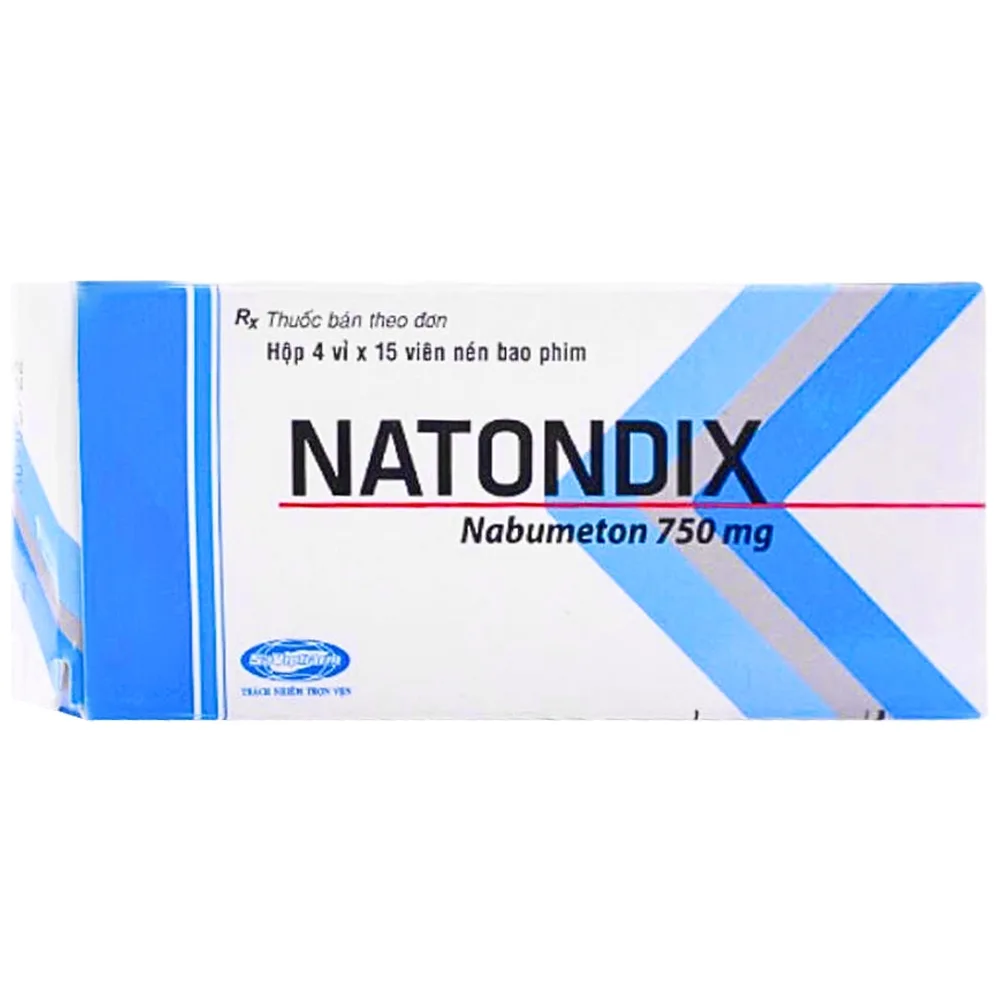 Hình ảnh Thuốc Natondix 750mg Savi chống viêm, giảm các cơn đau, cứng khớp do thoái hóa khớp (4 vỉ x 15 viên)
