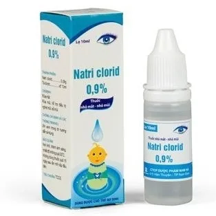 Hình ảnh Thuốc nhỏ mắt, nhỏ mũi Natri Clorid 0,9% Nam Hà rửa mắt, mũi, phụ trị nghẹt mũi, sổ mũi (10ml)