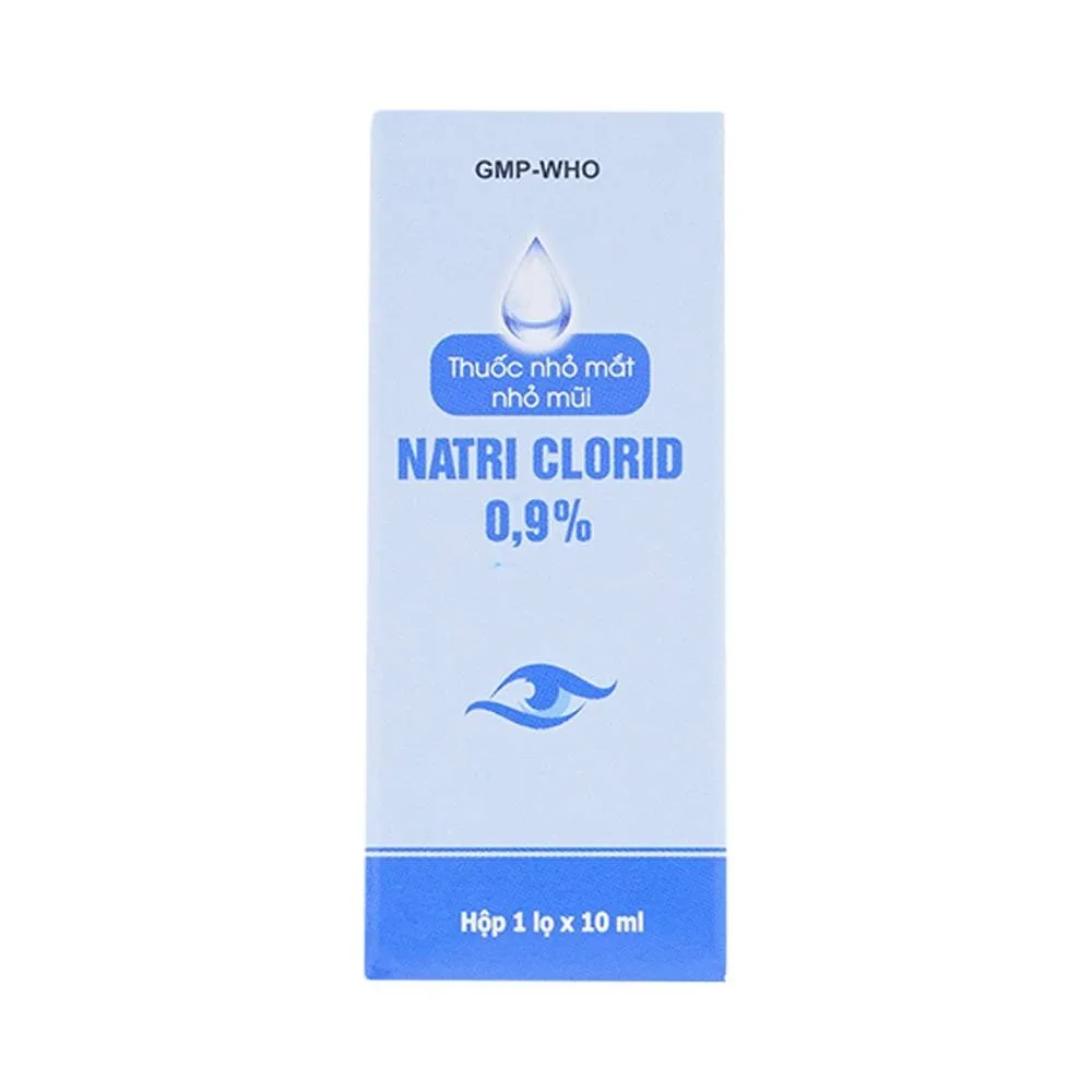 Hình ảnh Thuốc nhỏ mắt, nhỏ mũi Natri Clorid 0.9% Gia Nguyễn dùng để rửa mắt, mũi (10ml)