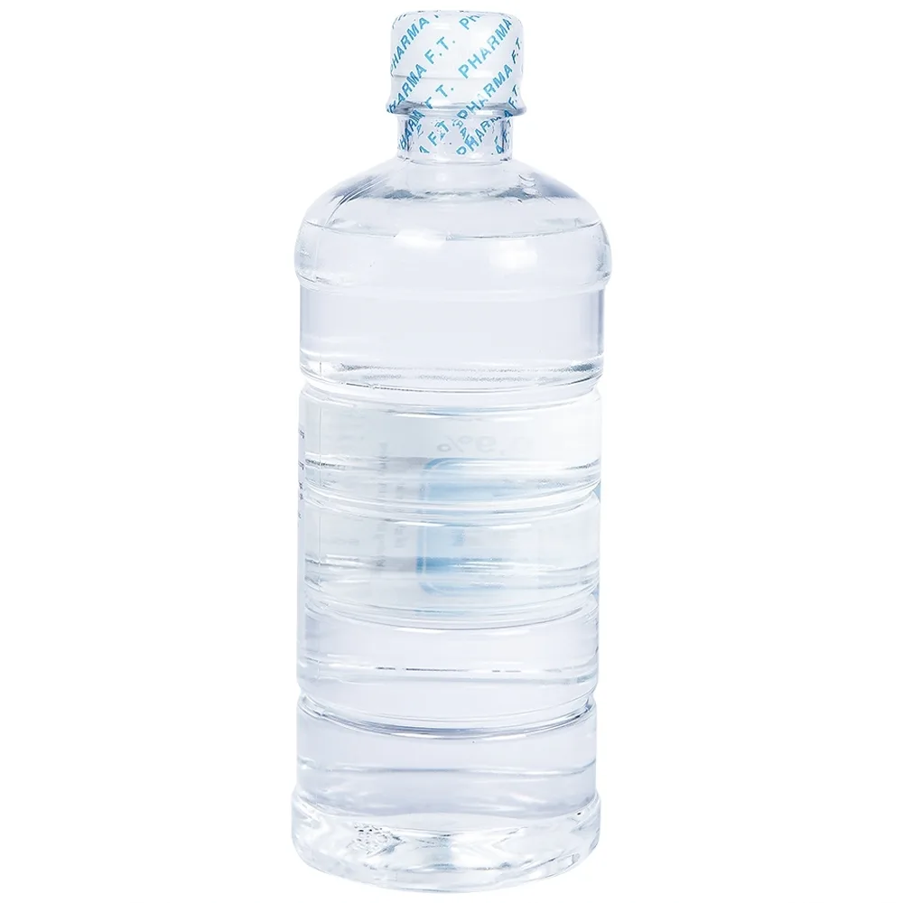 Hình ảnh Dung dịch vô trùng Natri Clorid 0,9% Dược 3-2 rửa vết thương hở và kín, súc miệng (500ml)