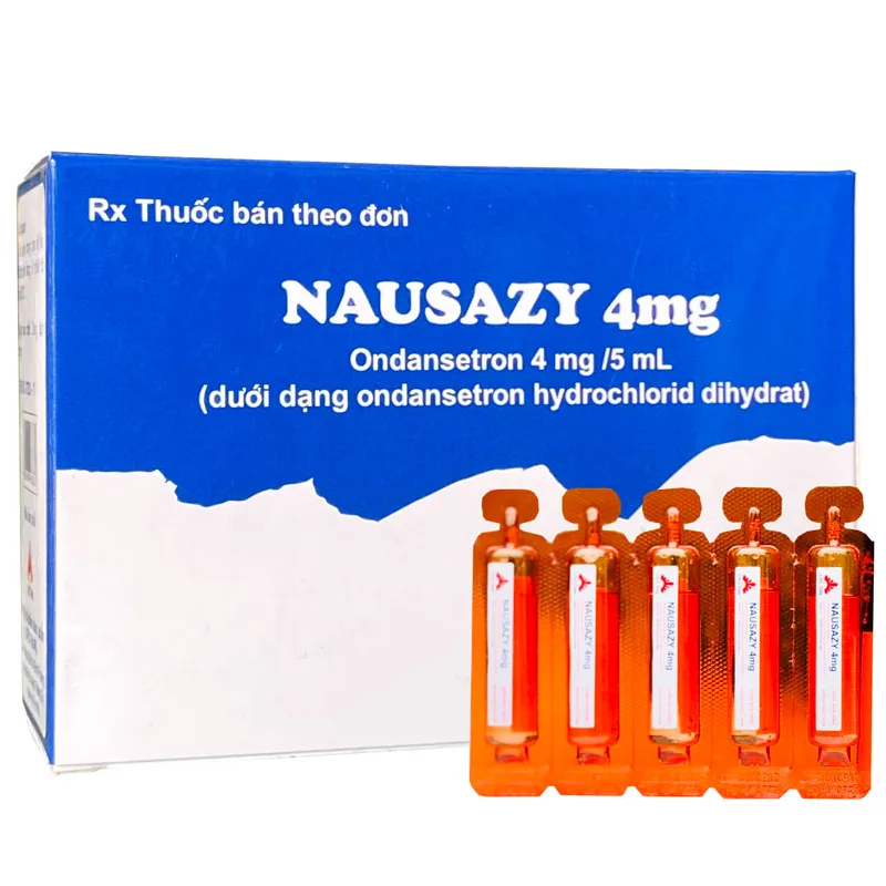 Hình ảnh Thuốc Nausazy 4mg CPC1HN điều trị buồn nôn và nôn (4 vỉ x 5 viên)