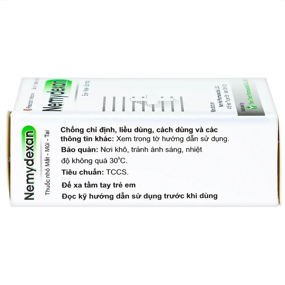 Hình ảnh Thuốc nhỏ mắt mũi tai Nemydexan Nam Hà điều trị viêm kết mạc, viêm mũi, viêm tai ngoài (8ml)