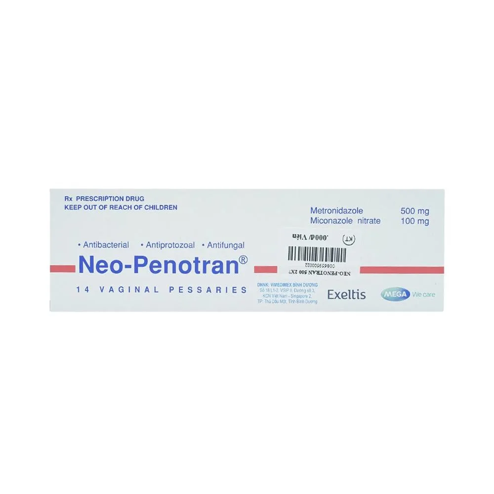 Hình ảnh Viên đặt âm đạo Neo-Penotran MEGA We Care điều trị viêm âm đạo (2 vỉ x 7 viên)