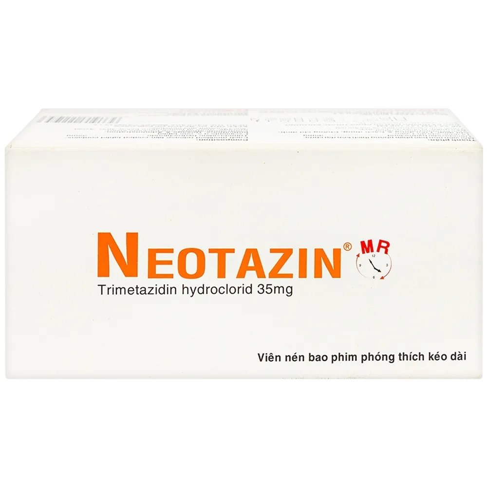 Hình ảnh Thuốc Neotazin MR 35mg Ampharco trị đau thắt ngực (10 vỉ x 10 viên)