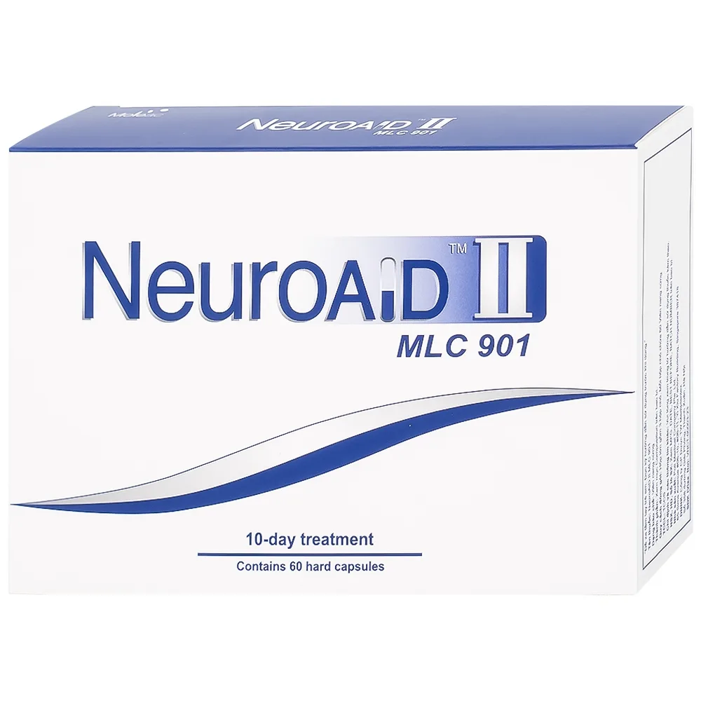 Hình ảnh Thuốc NeuroAID II MLC 901 Moleac điều trị phục hồi chức năng cho bệnh nhân đột quỵ (3 hộp x 60 viên)