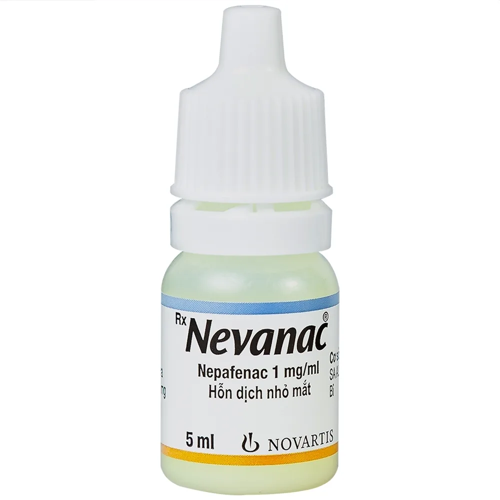 Hình ảnh Thuốc nhỏ mắt Nevanac Alcon điều trị viêm, đau sau phẫu thuật đục thủy tinh thể (5ml)