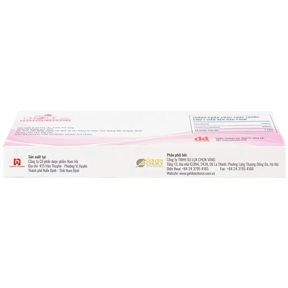 Hình ảnh Thuốc tránh thai hàng ngày New Choice AD Advanced Formula Nam Hà (1 vỉ x 21 viên)