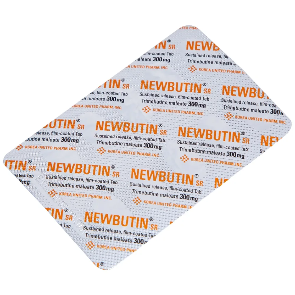 Hình ảnh Viên nén Newbutin SR 300mg Korea United điều trị trào ngược dạ dày - thực quản (3 vỉ x 10 viên)