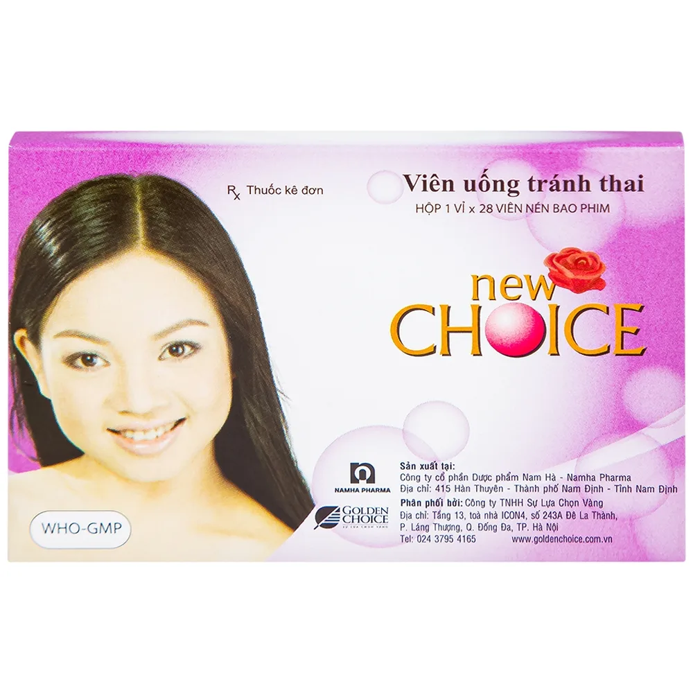Hình ảnh Thuốc Newchoice Nam Hà dùng để tránh thai (25 vỉ x 28 viên)