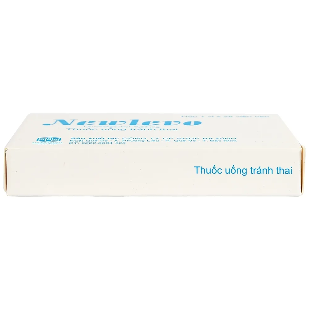Hình ảnh Thuốc tránh thai hằng ngày Newlevo Babiophar (1 vỉ x 28 viên)