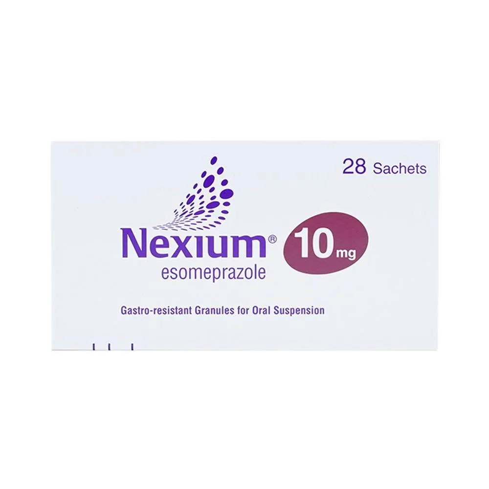 Hình ảnh Cốm Nexium 10mg AstraZeneca điều trị trào ngược dạ dày - thực quản (28 gói)