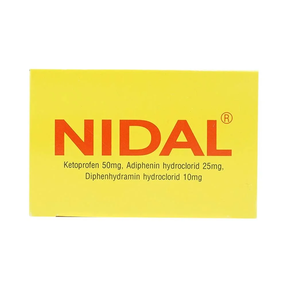 Hình ảnh Viên nang cứng Nidal Ampharco giảm đau do co thắt cơ trơn, bàng quang (3 vỉ x 10 viên)
