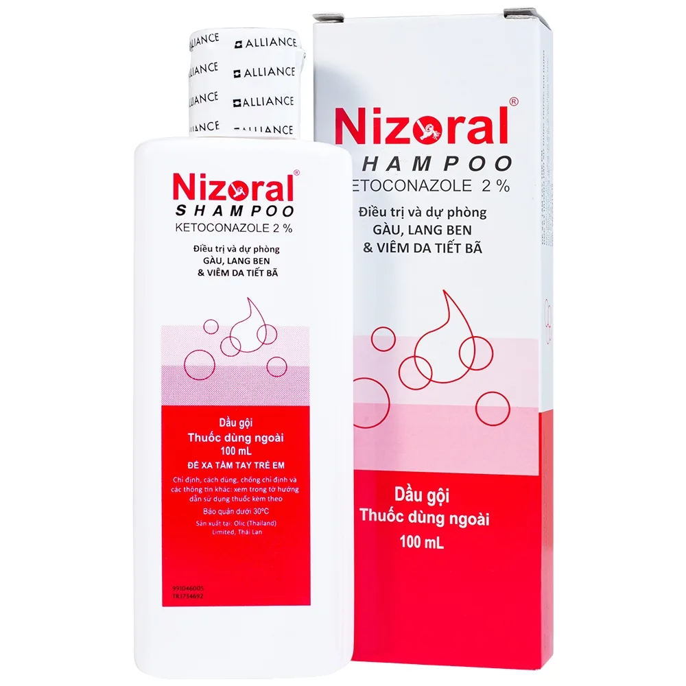 Hình ảnh Dầu gội đầu Nizoral Shampoo Janssen điều trị và dự phòng gàu, lang ben và viêm da tiết bã (100ml)