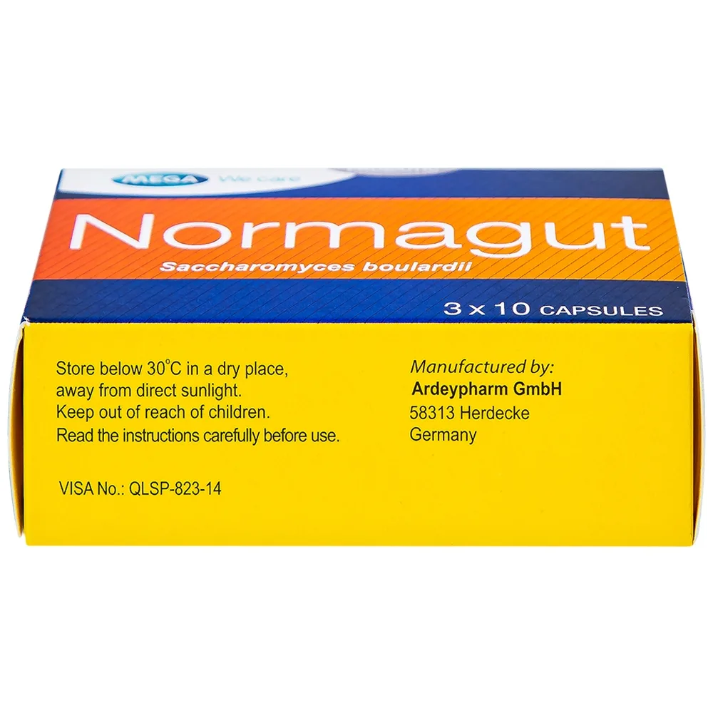 Hình ảnh Thuốc Normagut MEGA We care cân bằng hệ vi sinh đường ruột (3 vỉ x 10 viên)