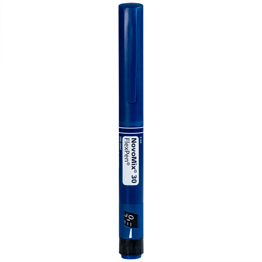 Hình ảnh Bút tiêm NovoMix 30 FlexPen Novo Nordisk điều trị đái tháo đường (5 cây x 3ml)