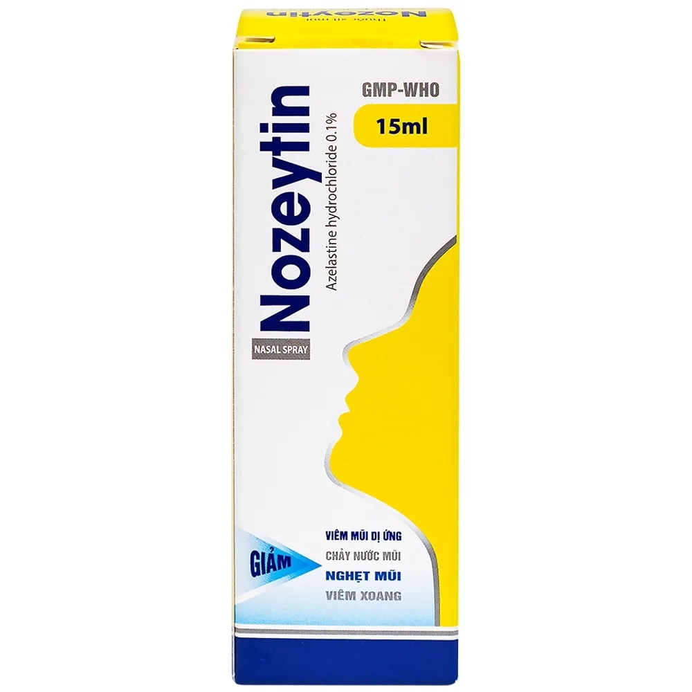 Hình ảnh Thuốc xịt mũi Nozeytin Gia Nguyễn điều trị viêm mũi dị ứng, sổ mũi, hắt hơi, ngứa mũi (15ml)