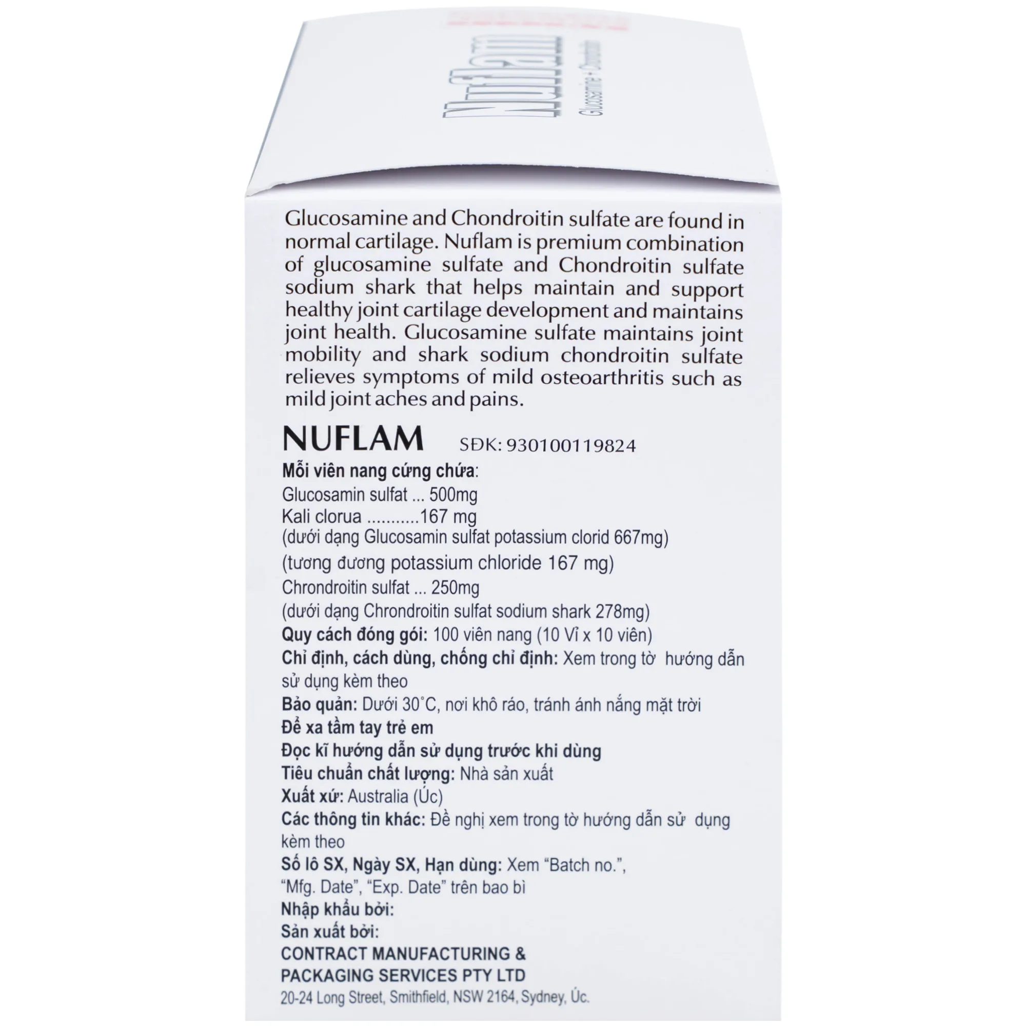 Hình ảnh Thuốc Nuflam Zifam giúp giảm triệu chứng của thoái hóa khớp thể nhẹ (10 vỉ x 10 viên)