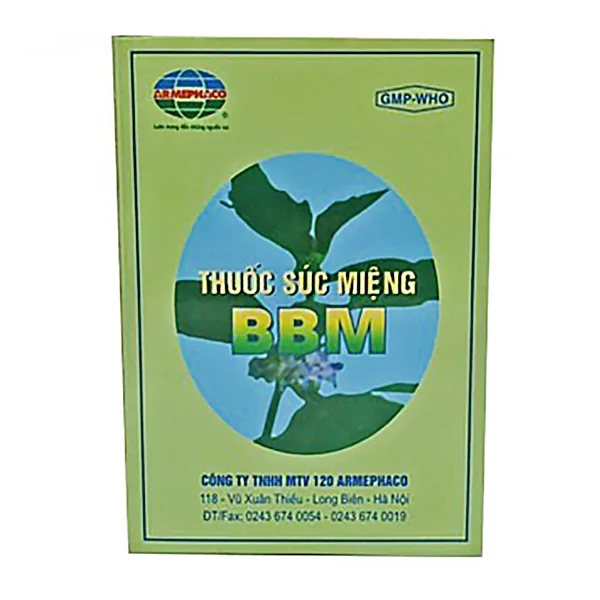 Hình ảnh Thuốc súc miệng BBM Armephaco sát trùng, chống viêm niêm mạc, hôi miệng (12 túi x 2g)