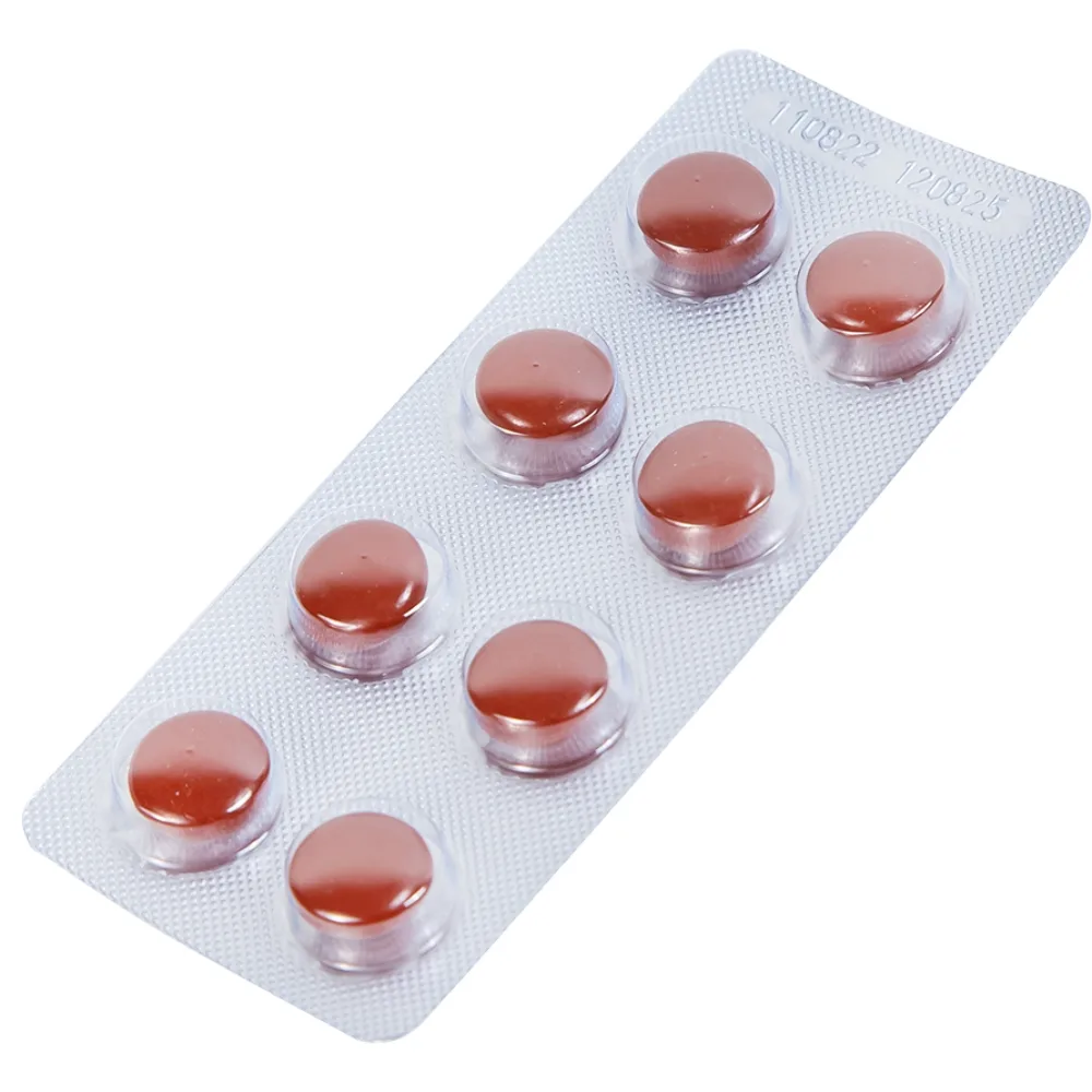 Hình ảnh Thuốc Nystatin 500.000I.U Vidipha dự phòng và điều trị nhiễm nấm Candida (2 vỉ x 8 viên) 