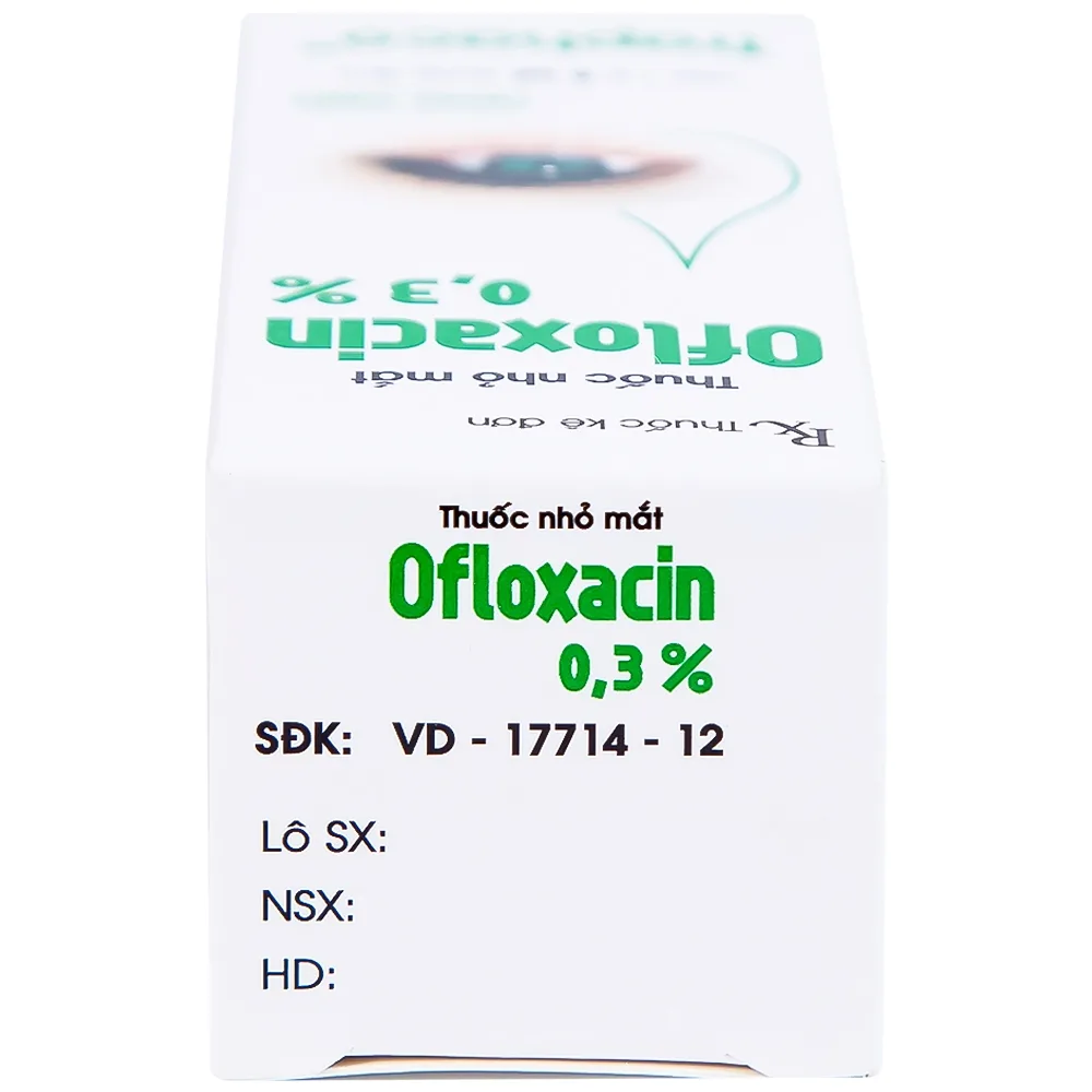 Hình ảnh Thuốc nhỏ mắt Ofloxacin 0,3% Traphaco điều trị nhiễm trùng mắt, viêm kết mạc (6ml)