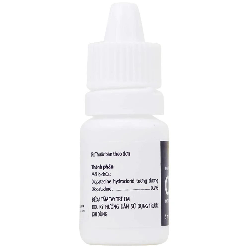 Hình ảnh Thuốc nhỏ mắt Olevid Olopatadine 5ml Merap điều trị triệu chứng ngứa mắt của bệnh viêm kết mạc dị ứng