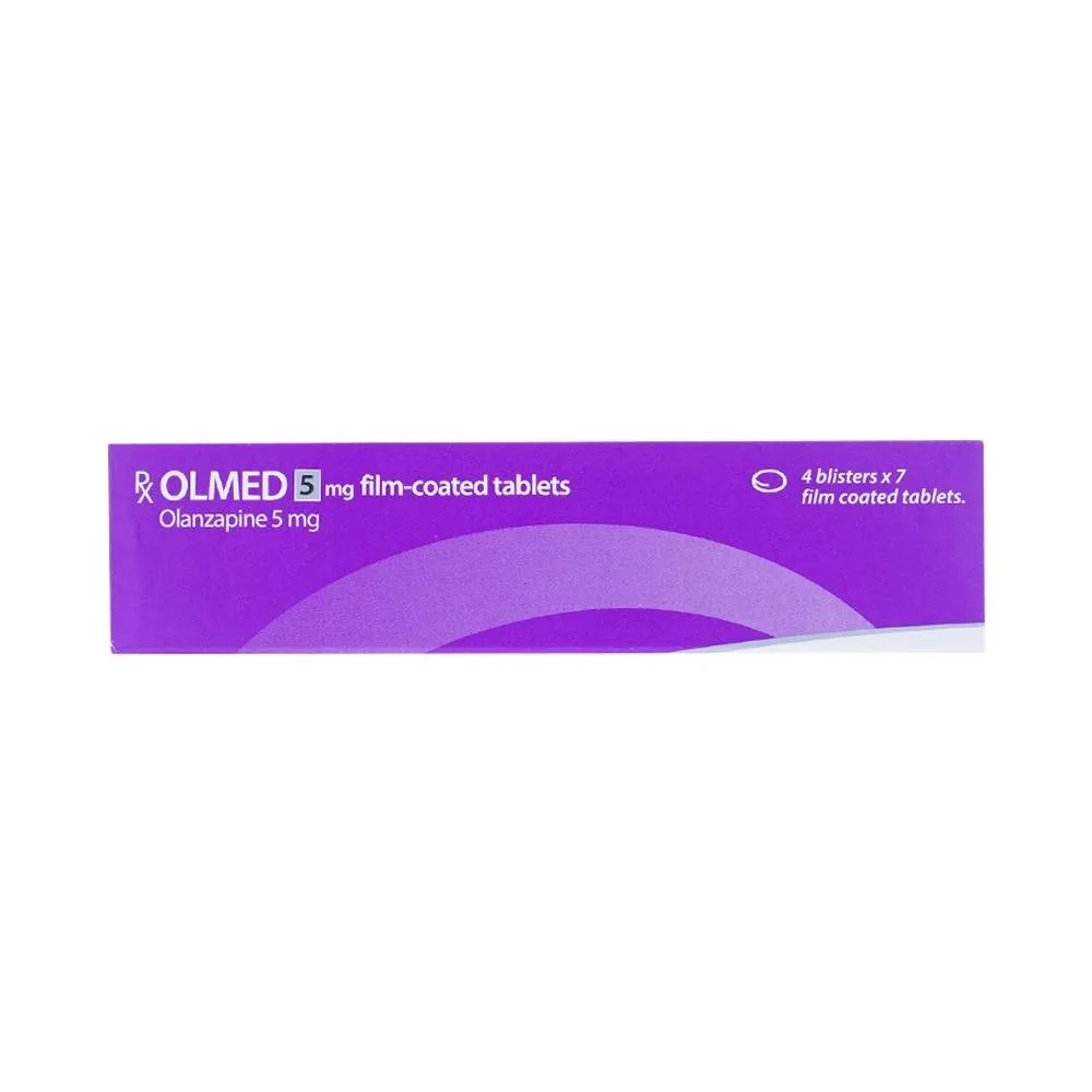 Hình ảnh Viên nén Olmed 5mg Actavis điều trị bệnh tâm thần phân liệt (4 vỉ x 7 viên)