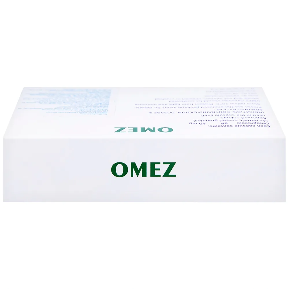 Hình ảnh Viên nang cứng Omez 20mg Dr.Reddy's điều trị và dự phòng tái phát loét tá tràng (2 vỉ x 10 viên)