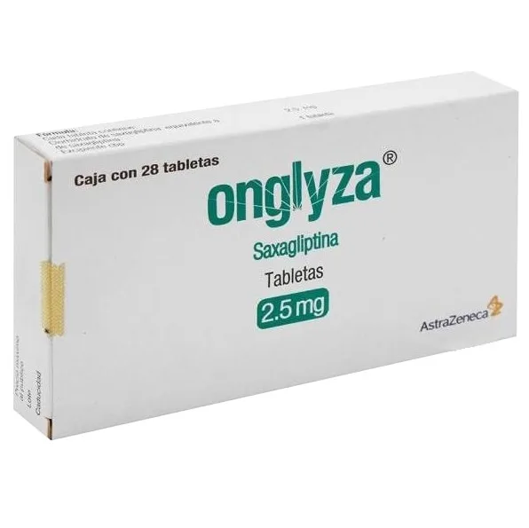 Hình ảnh Viên nén Onglyza 2,5mg AstraZeneca điều trị kiểm soát đường huyết (2 vỉ x 14 viên)